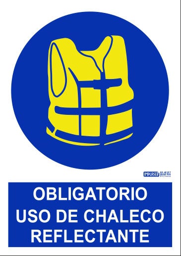 Se al Obligatorio Uso De Chaleco Reflectante